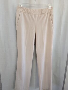 Tailor B. Moss Women's Slim Straight Trousers in Light Beige